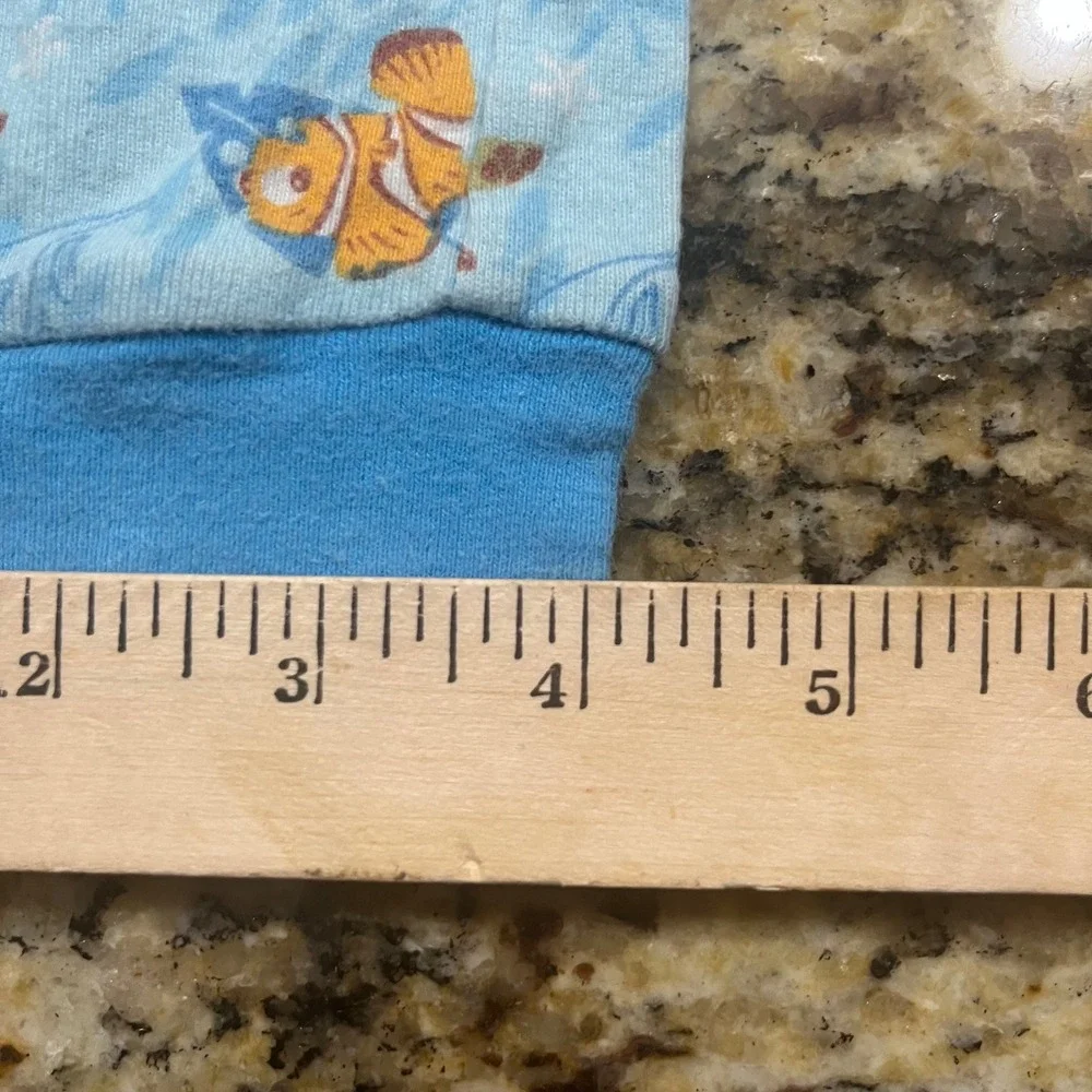 Disney‎ Store Finding Nemo Squirt Pajama Pants Kids Size 10 Blue Cotton
